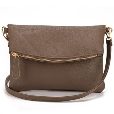 

2019 New Casual PU Leather Women Package Envelope Clutch Female Shopping Bag Ladies Shoulder Messenger Crossbody Bags