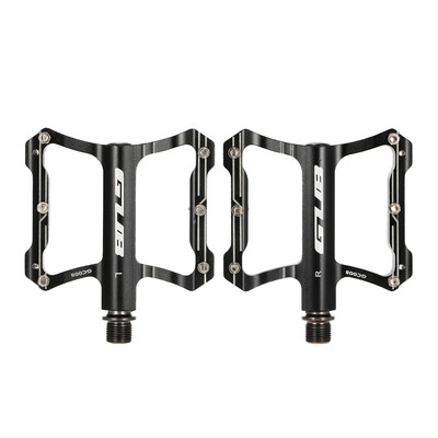 

GUB Aluminum Alloy Bicycle BMX Bike Cycling Flat Pedal Platform Pedals Road Bike Pedals Cycling Big Foot Contact 916 Thread Seal