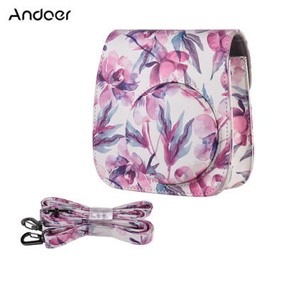 

Andoer PU Camera Case Bag for Fujifilm Instax Mini 988s8 Pink