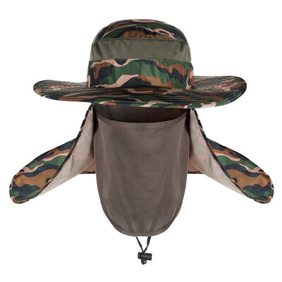 

Men Summer Outdoor Fishing Cap 360 Degree UV Protection