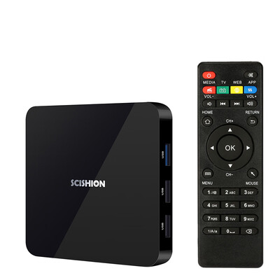 

SCISHION AI TWO Smart Android 90 TV Box RK3328 Quad-core UHD 4K VP9 H265 4GB32GB 24G Wi-Fi BT40 HD Media Player LED Display