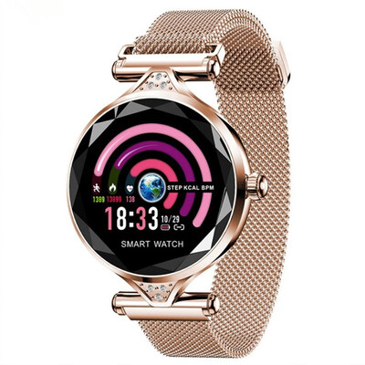 

Women smart watch bracelet female physiological cycle smartwatch diamond Heart rate blood pressure sports waterproof wristband