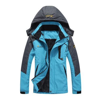 

Large Size Female Women Mountain Waterproof Ski Jacket Windproof Rain Winter Inner Fleece Waterproof Jacket Outdoor Sport Warm Bra