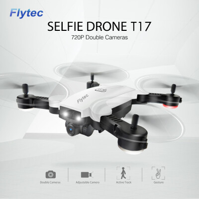 

Flytec T17 720P Double Cameras Wifi FPV Optical Flow Positioning Altitude Hold Gesture Taking Photo Foldable RC Quadcopter