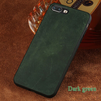 

Leather phone case iPhone5 6 7 8s plus protective case high-grade crazy horse leather all-inclusive for x xs max xr phone case