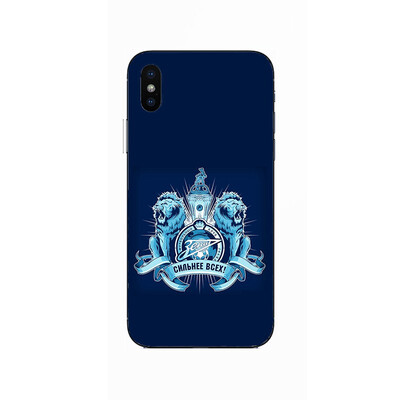 

FC Zenit football Club Logo soft silicone Painting Case For Apple iPhone 6 6s 7 8 Plus X XR XS Max Soft TPU Printed Cover