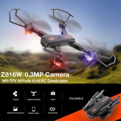 

XIN HAI HONG Z816W Foldable 03MP Camera Wifi FPV Altitude Hold Drone App Control RC Quadcopter