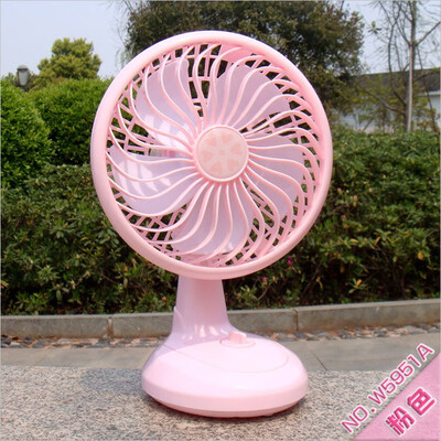 

New charging moving head fan 2 speed control Mini desktop lithium battery charging USB small fan Summer hot