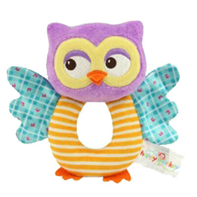 

Baby animals hand bell Rattle Series Hand-cranking Good for brain For baby Early education hand bell Bird