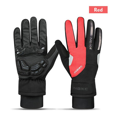 

INBIKE Windproof Winter Cycling Gloves Touch Screen Sport Gloves Thickened Warm Riding Bicycle Mens MTB Bike Motorcycle Gloves