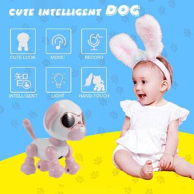 

ZYJH135 Pocket Mini Dog Intelligent Touchable Blow Microphone Voice Record Laughing Barking Electric Puppy Toy