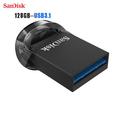 

SanDisk Original USB 31 Flash Drive CZ430 Ultra Super Mini Pen Drive 128GB Memory stick Up To 130MBs Pendrive