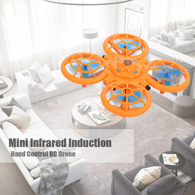 

HC667 Mini RC Drone Infrared Induction Hand Control UFO Training Quadcopter for Kids Toy Gift