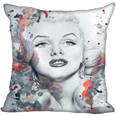 

Marilyn Monroe Hot Sale Pillow Case High Quality New Years Pillowcase Decorative Pillow Cover For Wedding Decorative Christmas