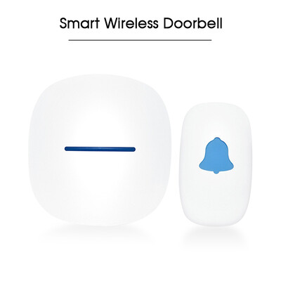 

Wireless Doorbell with 1 Push Button 1 Receiver Home Smart Doorbell Support Long Range Transmission Strong Penetration 52 Melody S