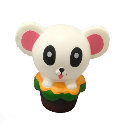 

2018 Slow rebound cute cartoon animal PU simulation hamster soft decorative squeeze toy