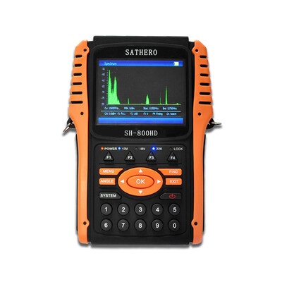 

SATHERO SH-400HD Global Universal TV Signal Finder Meter DVB-SS2 Full HD 1080P Digital Meter H264 MPEG-4 with 35 Inch LCD Displ
