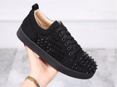 

Sportfansgot Spike low cut shoes studded designer shoes men women size eur36-47 plus size