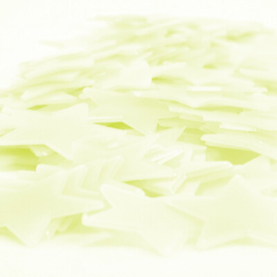 

100Pcs Gorgeous Night-luminous Fluorescent Glow Stars Stickers Home Decor Wall Sticker for Kids Bedroom