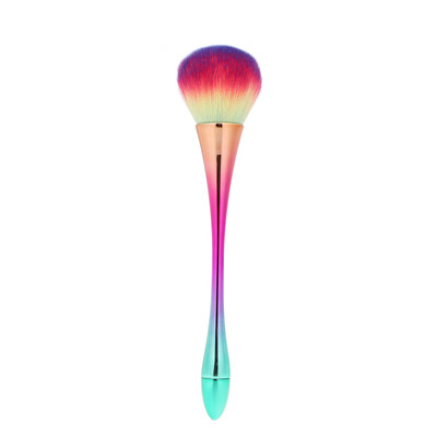 

Aluminum Handle Nail Soft Dust Cleaner Cleaning Brush Acrylic UV Gel Powder Removal Manicure Tool