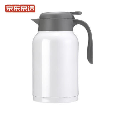 

Beijing made insulation pot 20L 304 stainless steel vacuum thermos portable large capacity household hot water bottle thermos pearl white