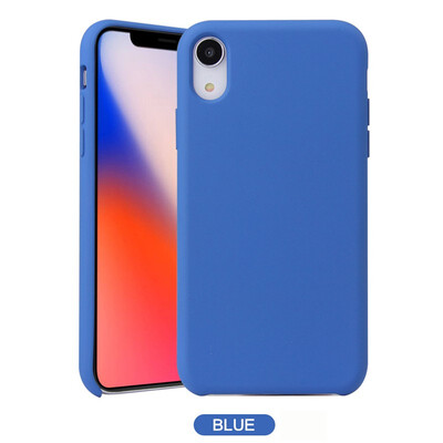 

Goowiiz Phone Case For Iphone XXsXs MaxXR Fashion Simple Solid Color Ultrathin Soft TPU Back Cover
