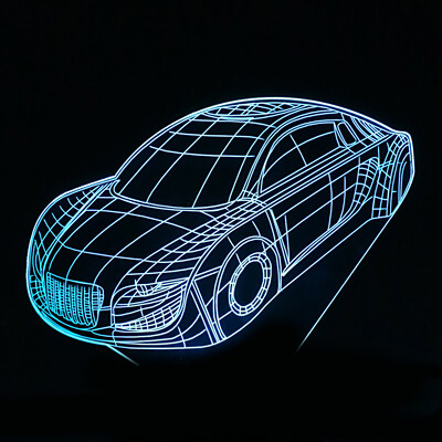 

Colorful Car Styling USB 3D LED Lamp Night Light