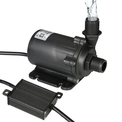 

Bluefish DC12V 456W 1200LH Lift 8m Brushless Water Pump with External Controller Waterproof Submersible Pump for Aquarium Fish T
