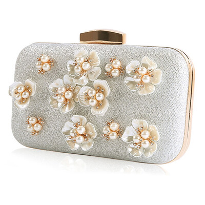 

Women Flower Evening Handbags for Party Small Ladies Shoulder Bag Evening Clutch Wedding Purse Crossbody Bag