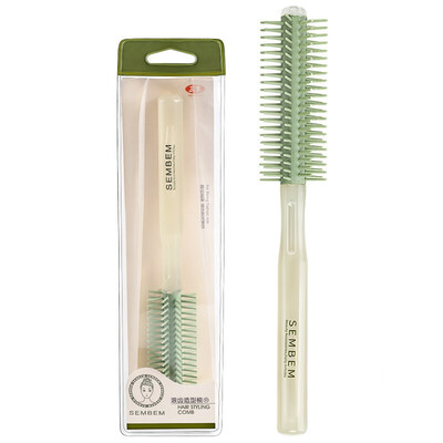 

Three SEMBEM hobbing combs hair combs straight hair curling hair dryer round handle comb