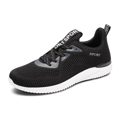

Hot Four Seasons Running Shoes Men Lace-up Athletic Trainers Zapatillas Sports Shoes Male Outdoor Walking Trainers Men Sneakers