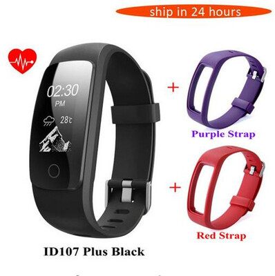 

GPS Smart Band ID107 Plus ID107 HR Fitness Bluetooth Bracelet Activity Sports Tracker Wristband with Heart Rate Tracker
