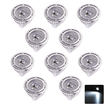 

YWXLight 10PCS MR16 LED Light Bulbs Spotlight with 300 Lumen AC DC 12V