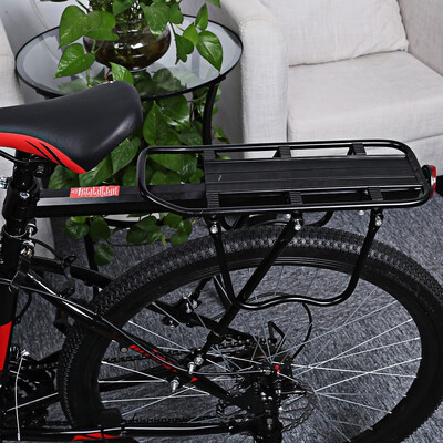 

Bike Bicycle Quick Release Luggage Seat Post Pannier Carrier Rear Rack Fender Rear Backseat Storage Luggage Shelf Cycling Tool