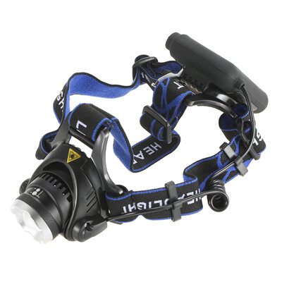 

3 Modes 1200 Lumens Headlight Headlamp Adjustable Zoom Head Light Lamp
