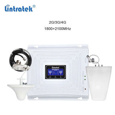 

Lintratek 4G LTE 1800Mhz 2100 Signal Booster WCDMA Repeater 3G Signal Amplifier LTE Repeater Cellphone Amplifier Band 310