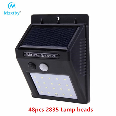

Mzxtby 203048 LED Solar Light Motion Sensor Outdoor Garden Lamp Decoration Fence Stair Pathway Yard Security Solar Lamp Lighting