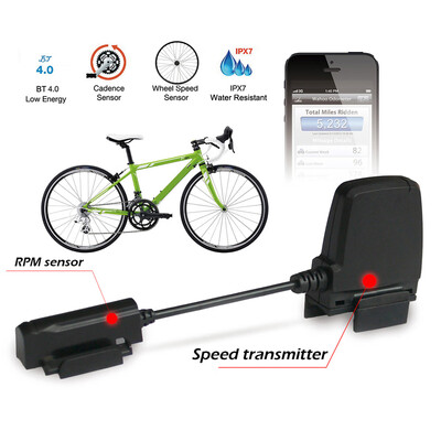 

Wireless ANT Fitness Tracker Bike Speed Cadence Sensor Speedometer