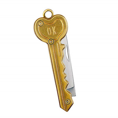 

Folding Knife Key Printed Camping Outdoor Survival Heart Key Pocket Knife