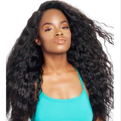 

BOWIN Natural Wave 360 Lace Frontal Wigs Brazilian Virgin Hair with Pre-plucked Hairline
