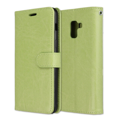 

MOONCASE Samsung Galaxy A8 2018 3 Card Photo Frame Holster - Green