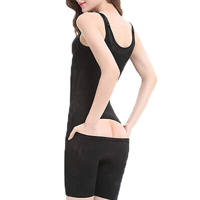 

SLIMBELLE Womens Adjustable Body Briefer Open Bust Bodysuit Mid Thigh Reducer