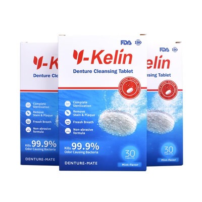 

Denture Cleansing Tablets denture cleanser denture whitening cleaner remove plaque antibacteria