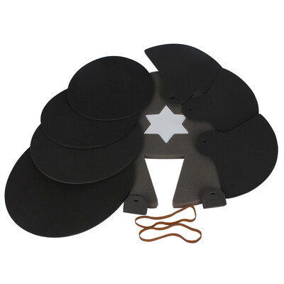 

8-Piece Drum Set Silencer Practice Pads Mute with Cymbal Mutes