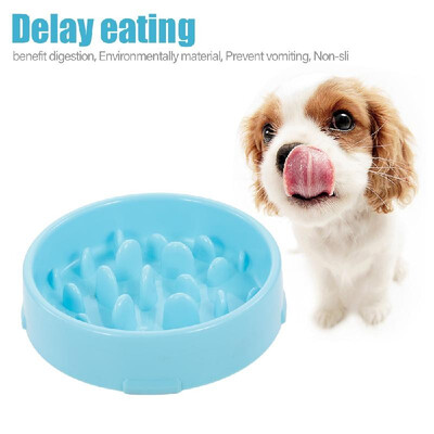 

Pet Slow Food Bowl Dog Food Anti-mite Bowl Preventing Choking Healthy Design Pet Interactive Fun Feeder