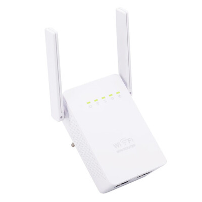 

300Mbps Dual Band Wireless Range Extender WiFi Router 2 Antenna Double Frequency Trunk Circuit Commercial Repeater Network Extende