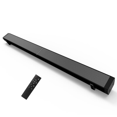 

LP-09 Sound Bar Subwoof Bluetooth Speaker Home TV Echo Wall Soundbar Wall-mounted Remote Control U-disk Plugging Speaker