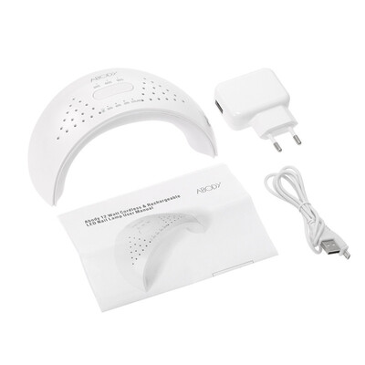 

Abody 12W LED UV Lamp Cordless Nail Dryer Fingernail & Toenail Nail Curing Machine Nail Art Painting Salon Tool UK Plug