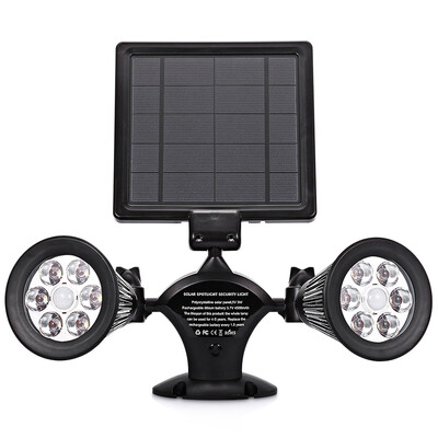 

Waterproof Solar Light Dual-head Spotlight for Garden