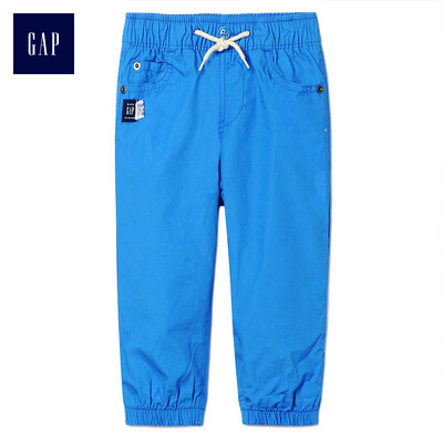 

GAP flagship store childrens clothing baby boy comfortable flannel lining beam casual trousers 405367 breeze blue 3-6M
